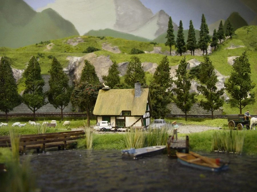 huisje aan klein bergmeertje